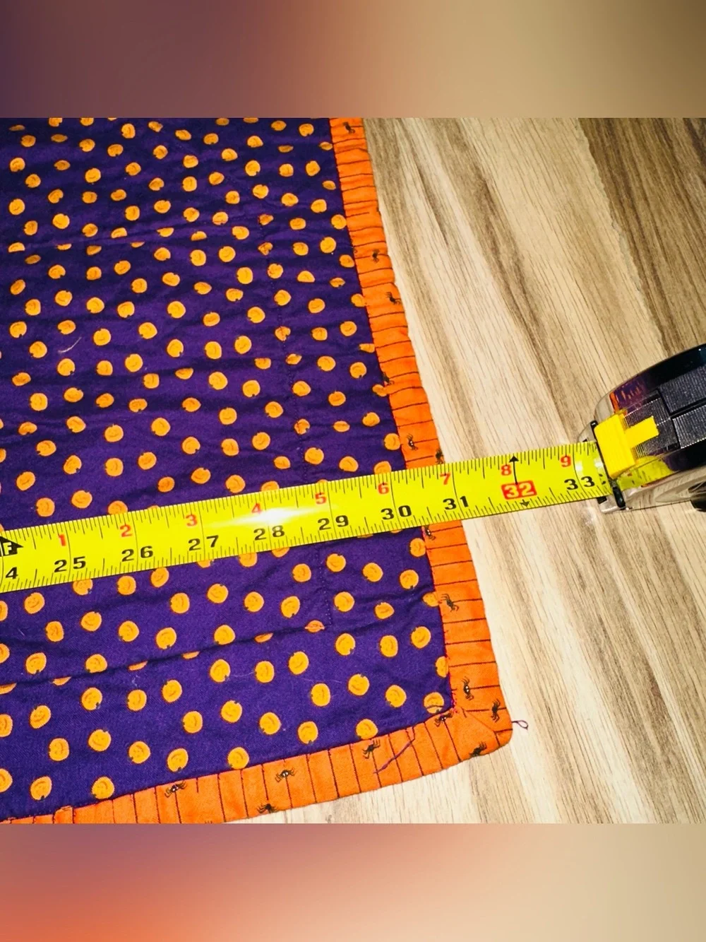 Halloween Cozy Quilted Star Quilt Tapestry Table Topper Decor